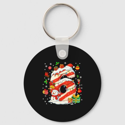 Number 67 Christmas Candy 6 7 Six Seven 6 7 Matchi Sleutelhanger (Voorkant)
