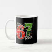 Number 67 Funny Six Seven 6 7 Meme Christmas Light Koffiemok (Links)