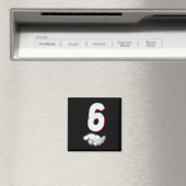 Number 67 Matching Six Seven 6 7 Meme 6 7 Hallowee Magneet (Insitu (Vaatwasser))