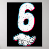 Number 67 Matching Six Seven 6 7 Meme 6 7 Hallowee Poster (Voorkant)