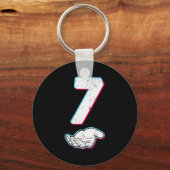 Number 67 Matching Six Seven 6 7 Meme 6 7 Hallowee Sleutelhanger (Voorkant)