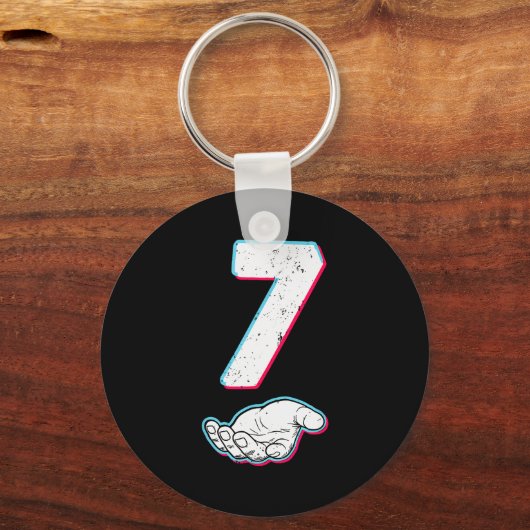 Number 67 Matching Six Seven 6 7 Meme 6 7 Hallowee Sleutelhanger (Voorkant)