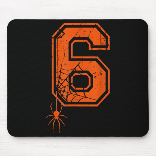 Number 6 67 Meme Halloween Sder Costume Matching G Muismat (Voorkant)