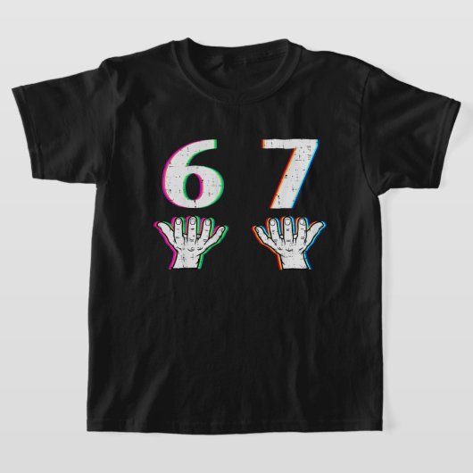 Number 6 7 • Matching 67 Meme Halloween Six Seven T-shirt (Laagn)