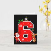 Number 6 7 Meme 67 Couple Pajamas Christmas Matchi Kaart (Gele Bloem)