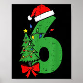 Number 6 Christmas 6 7 Matching 67 Meme Men Women  Poster (Voorkant)