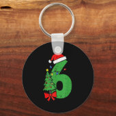 Number 6 Christmas 6 7 Matching 67 Meme Men Women  Sleutelhanger (Voorkant)