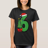Number 6 Christmas 6 7 Matching 67 Meme Men Women  T-shirt (Voorkant)