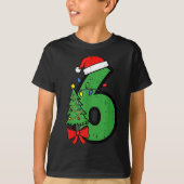 Number 6 Christmas 6 7 Matching 67 Meme Men Women  T-shirt (Voorkant)