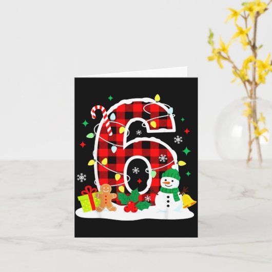 Number 6 Funny 67 Six Seven Meme Matching Couple C Kaart (Gele Bloem)