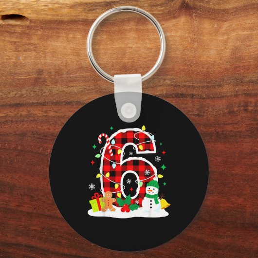 Number 6 Funny 67 Six Seven Meme Matching Couple C Sleutelhanger (Voorkant)