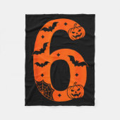 Number 6 Funny Six Seven Meme Halloween  Fleece Deken (Voorkant)