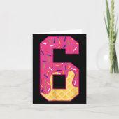 Number 6 Ice Cream Drip 67 Meme Couple Halloween C Kaart (Voorkant)