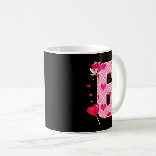 Number 6 Matching 67 Meme 6 7 Couple Matching Vale Koffiemok (Voorkant rechts)