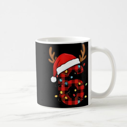 Number 6 Matching 67 Meme Christmas Costume Men Wo Koffiemok (Rechts)