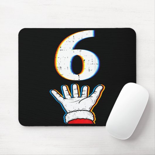 Number 6 Matching 67 Meme Christmas Pajamas Men Wo Muismat (Met muis)