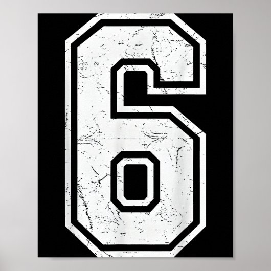 Number 6 Matching 67 Meme Costume Men Women Kids Poster (Voorkant)