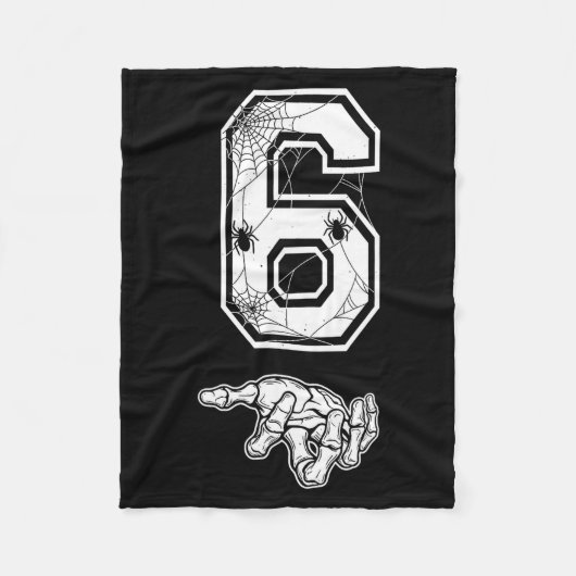 Number 6 Matching 67 Meme Couples Halloween Costum Fleece Deken (Voorkant)