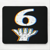 Number 6 Matching 67 Meme Halloween Costume Men Wo Muismat (Voorkant)