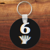 Number 6 Matching 67 Meme Halloween Costume Men Wo Sleutelhanger (Voorkant)