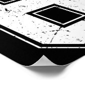 Number 6 Matching Costume 67 Meme Costume Distress Poster (Hoek)