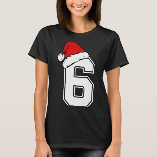 Number 6 Matching Six Seven 6 7 Meme 6 7 Christmas T-shirt (Voorkant)