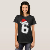 Number 6 Matching Six Seven 6 7 Meme 6 7 Christmas T-shirt (Voorkant volledig)