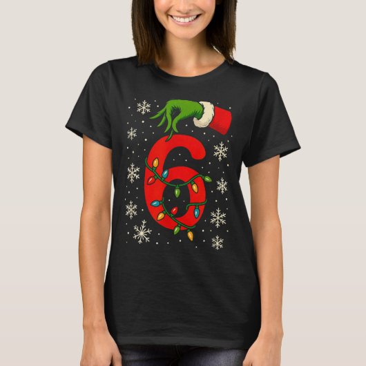 Number 6 Matching Six Seven Meme Christmas Boys Yo T-shirt (Voorkant)
