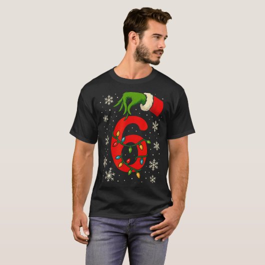Number 6 Matching Six Seven Meme Christmas Boys Yo T-shirt (Voorkant volledig)