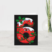 Number 6 Santa Costume Meme Christmas Matching Cou Kaart (Voorkant)