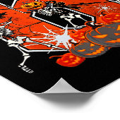 Number 6 Six Seven Meme 6 7 Halloween Dancing Skel Poster (Hoek)