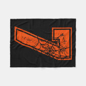 Number 7 67 Meme Halloween Pumpkin Costume Matchin Fleece Deken (Voorkant (Horizontaal))