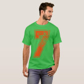 Number 7 67 Meme Halloween Pumpkin Costume Matchin T-shirt (Voorkant volledig)