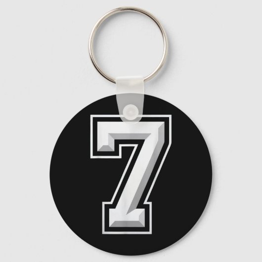 Number 7 67 Meme Matching  Sleutelhanger (Voorkant)