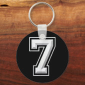 Number 7 67 Meme Matching  Sleutelhanger (Voorkant)