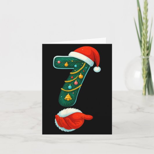 Number 7 6 Meme 67 Couple Pajamas Christmas Matchi Kaart (Voorkant)