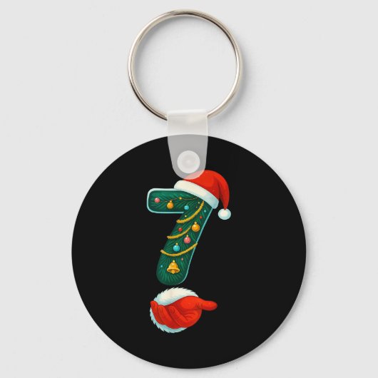 Number 7 6 Meme 67 Couple Pajamas Christmas Matchi Sleutelhanger (Voorkant)