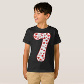 Number 7 Couple Costume Duo 67 Meme Six Seven Vale T-shirt (Voorkant volledig)