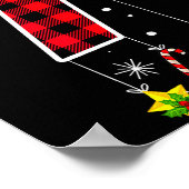 Number 7 Funny Meme Saying 6 7 Six Seven Christmas Poster (Hoek)