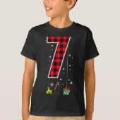 Number 7 Funny Meme Saying 6 7 Six Seven Christmas T-shirt (Voorkant)