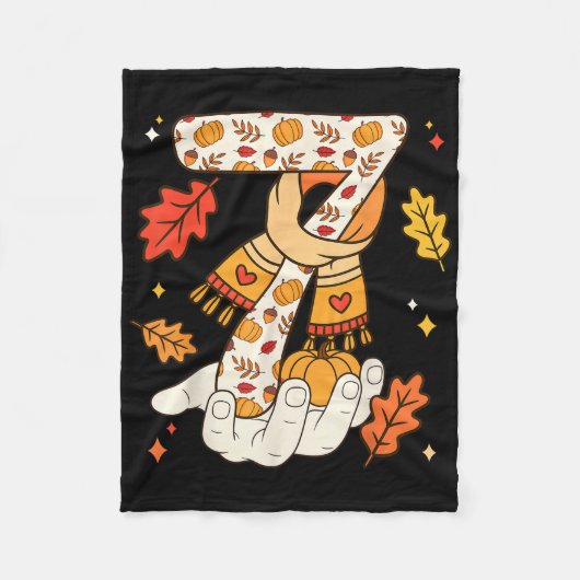 Number 7 Funny Meme Saying 6 7 Six Seven Turkey Th Fleece Deken (Voorkant)