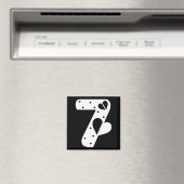 Number 7 Hearts Love 67 Couple Matching Christmas  Magneet (Insitu (Vaatwasser))