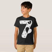 Number 7 Hearts Love 67 Couple Matching Christmas  T-shirt (Voorkant volledig)