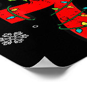 Number 7 Matching 67 Meme 6 7 Christmas Boys Youth Poster (Hoek)