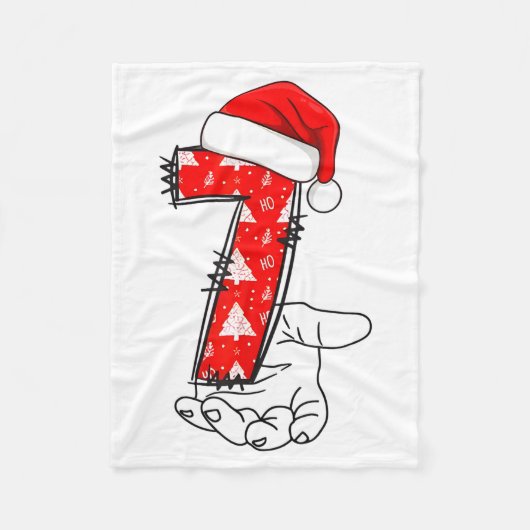 Number 7 Matching 67 Meme Christmas Costume Men Wo Fleece Deken (Voorkant)