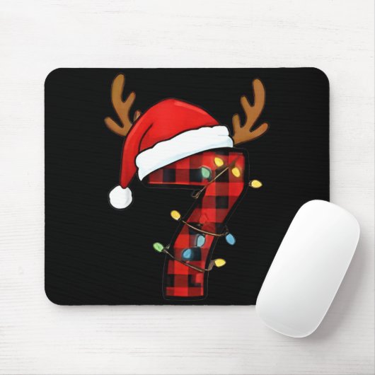 Number 7 Matching 67 Meme Christmas Costume Men Wo Muismat (Met muis)