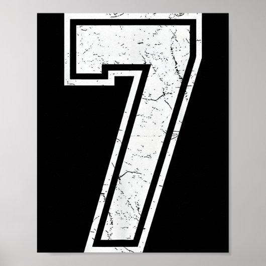 Number 7 Matching 67 Meme Costume Men Women Kids  Poster (Voorkant)
