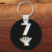 Number 7 Matching 67 Meme Halloween Costume Men Wo Sleutelhanger (Voorkant)