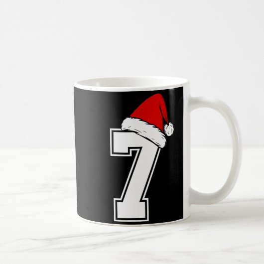 Number 7 Matching Six Seven 6 7 Meme 6 7 Christmas Koffiemok (Rechts)