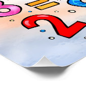 Number Day 2026 Cute Calculator Math Design Perfect Poster (Hoek)